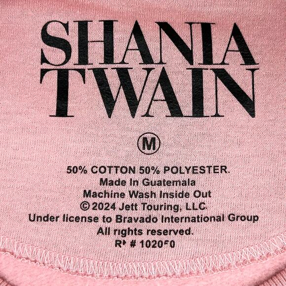 Shania Twain Song Quote Pink Longline Crewneck Sweatshirt - Picture 4 of 5